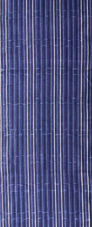 7647: 1930s-50s Japanese Deadstock Cotton Yukata Kimono fabric 55 in.Pc.