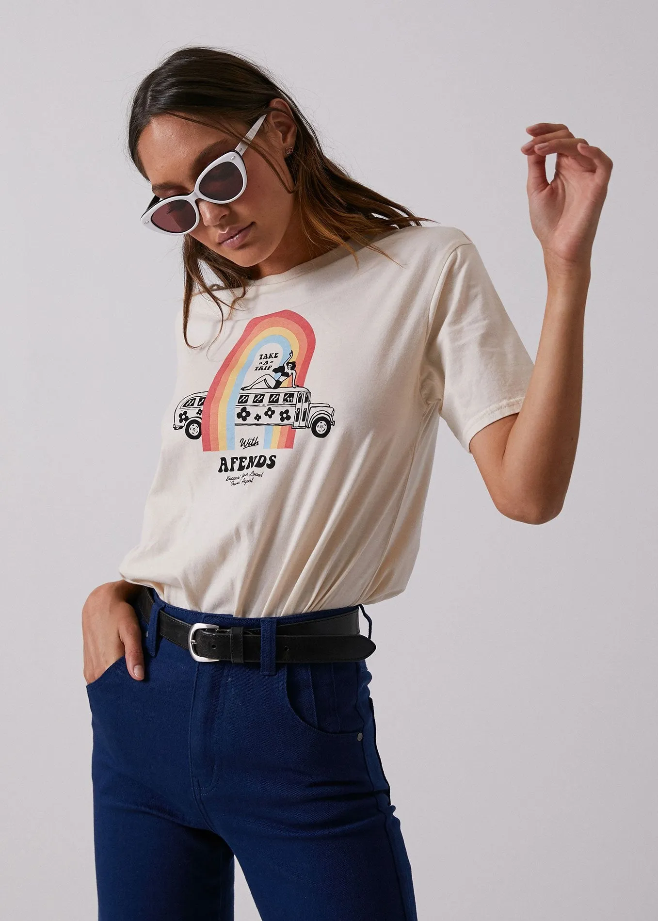 Afends Womens Trippin - Fashion Fit Tee