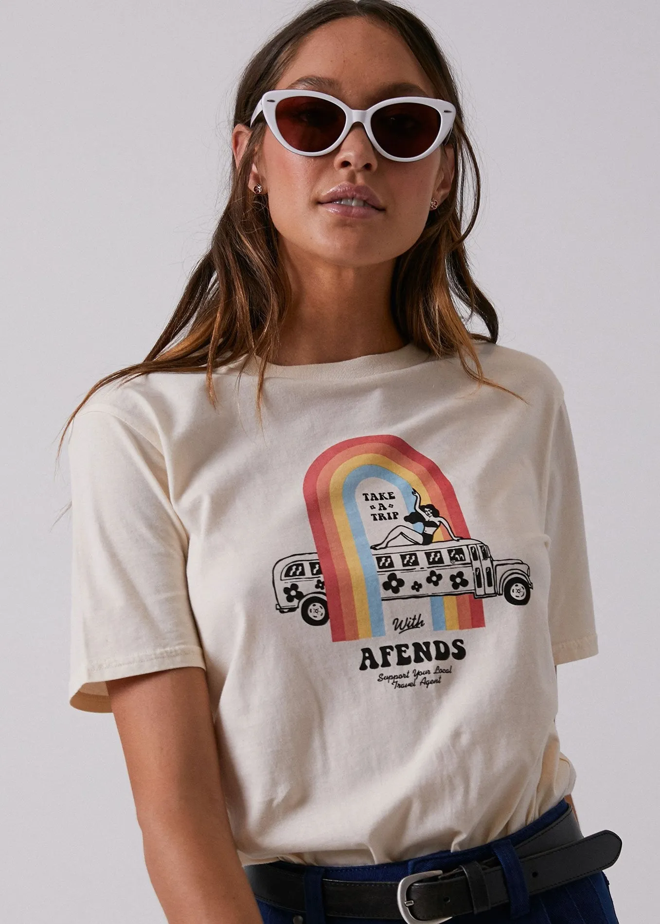 Afends Womens Trippin - Fashion Fit Tee