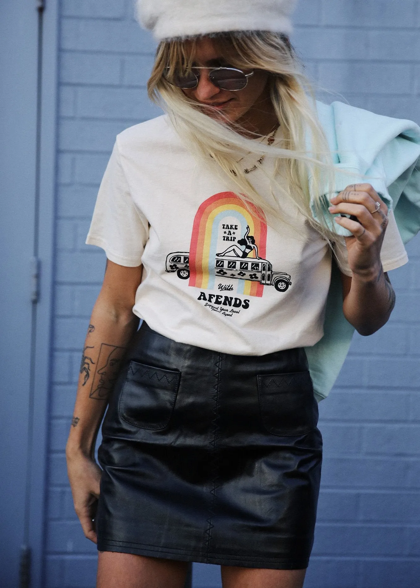 Afends Womens Trippin - Fashion Fit Tee
