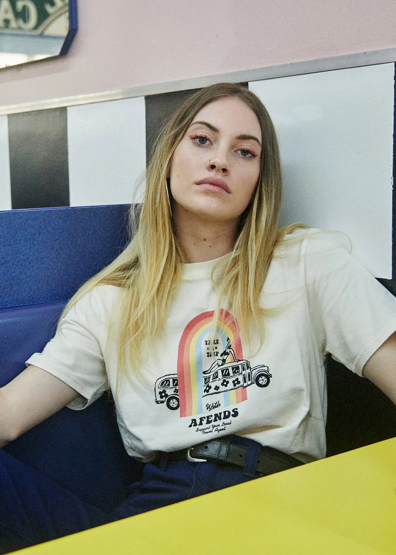 Afends Womens Trippin - Fashion Fit Tee