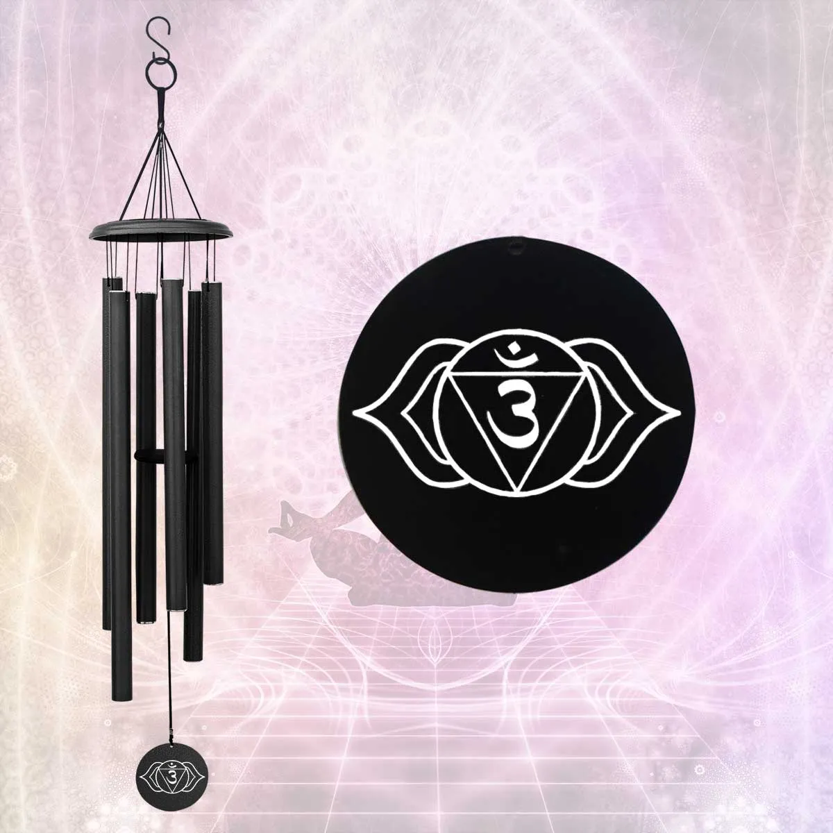 Ajna Chakra Yantra Wind Chime for Home WCP01