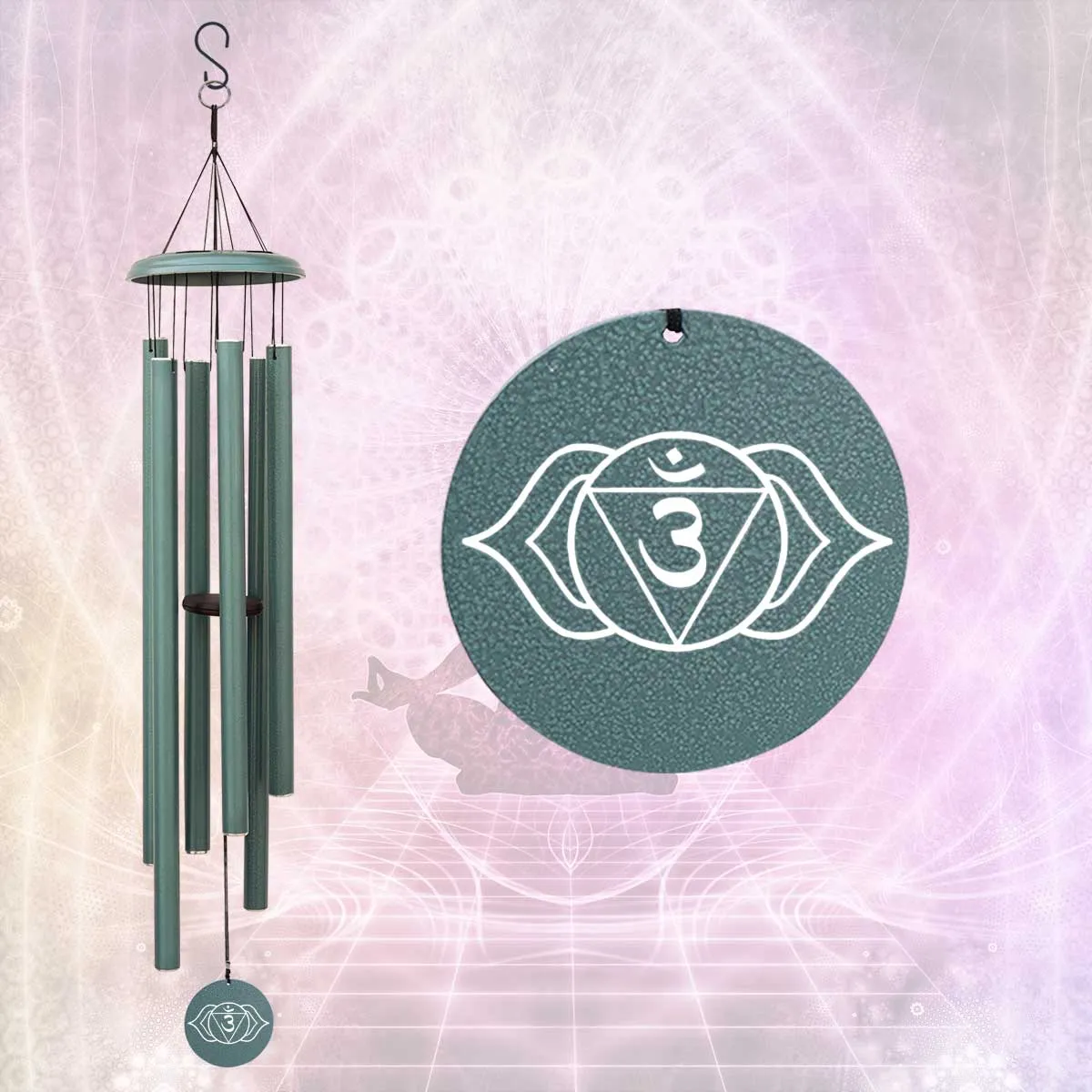 Ajna Chakra Yantra Wind Chime for Home WCP01
