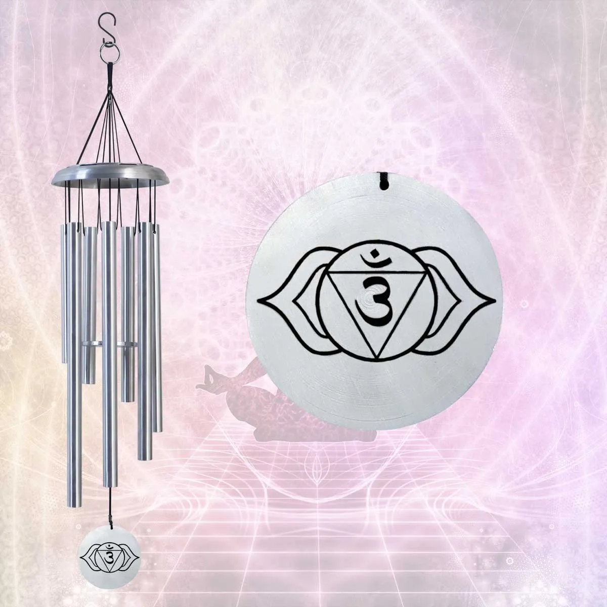 Ajna Chakra Yantra Wind Chime for Home WCP01