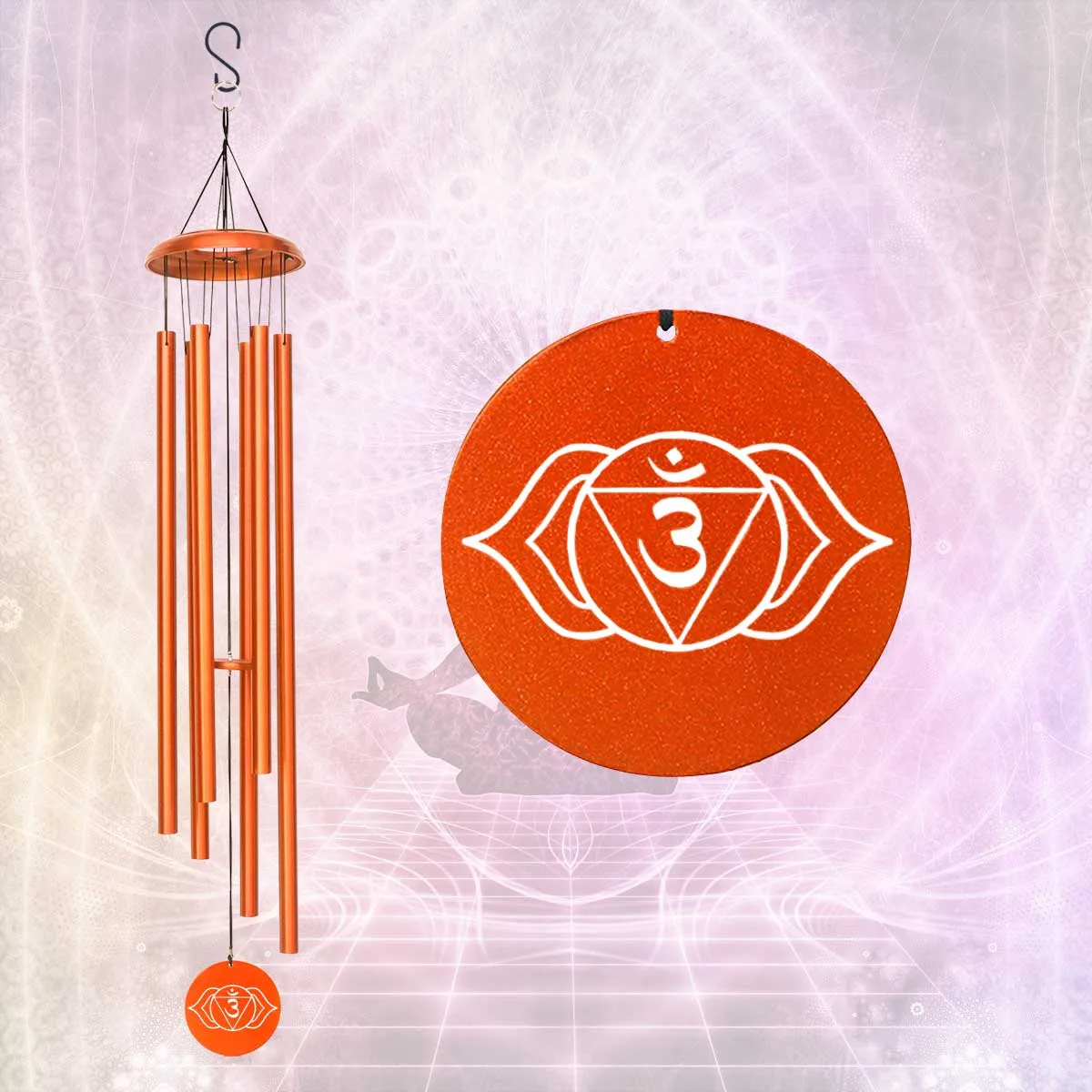 Ajna Chakra Yantra Wind Chime for Home WCP01