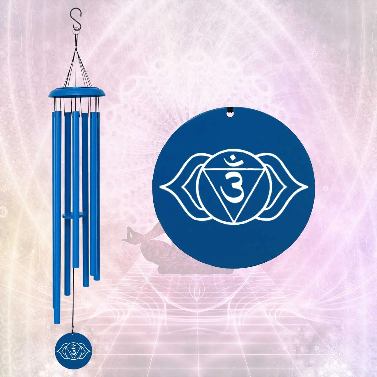 Ajna Chakra Yantra Wind Chime for Home WCP01
