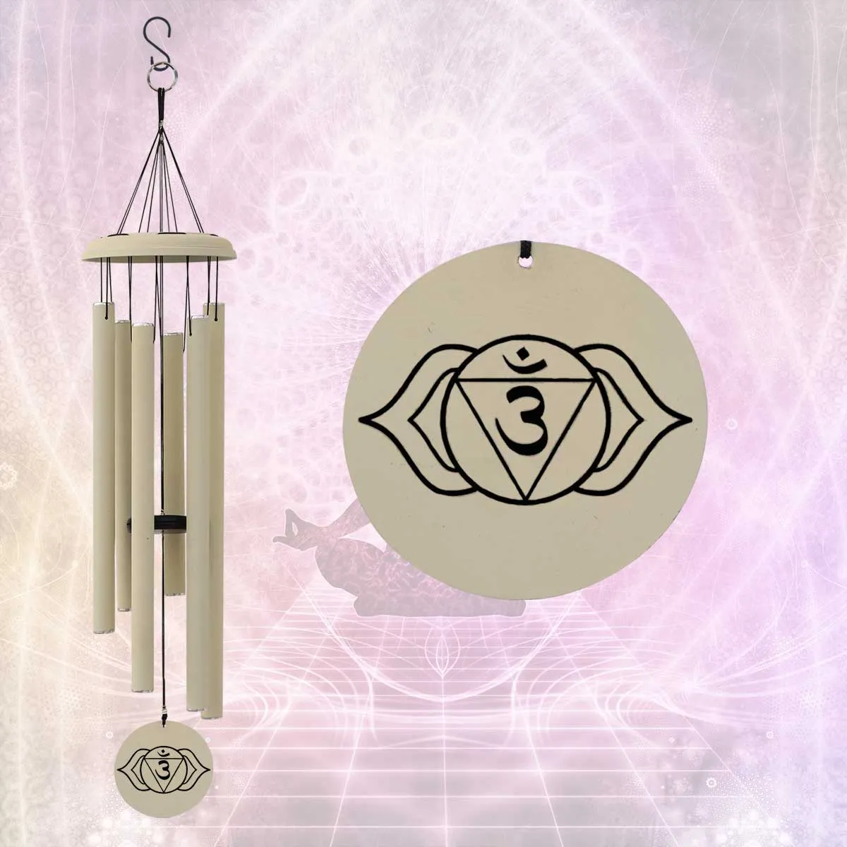 Ajna Chakra Yantra Wind Chime for Home WCP01