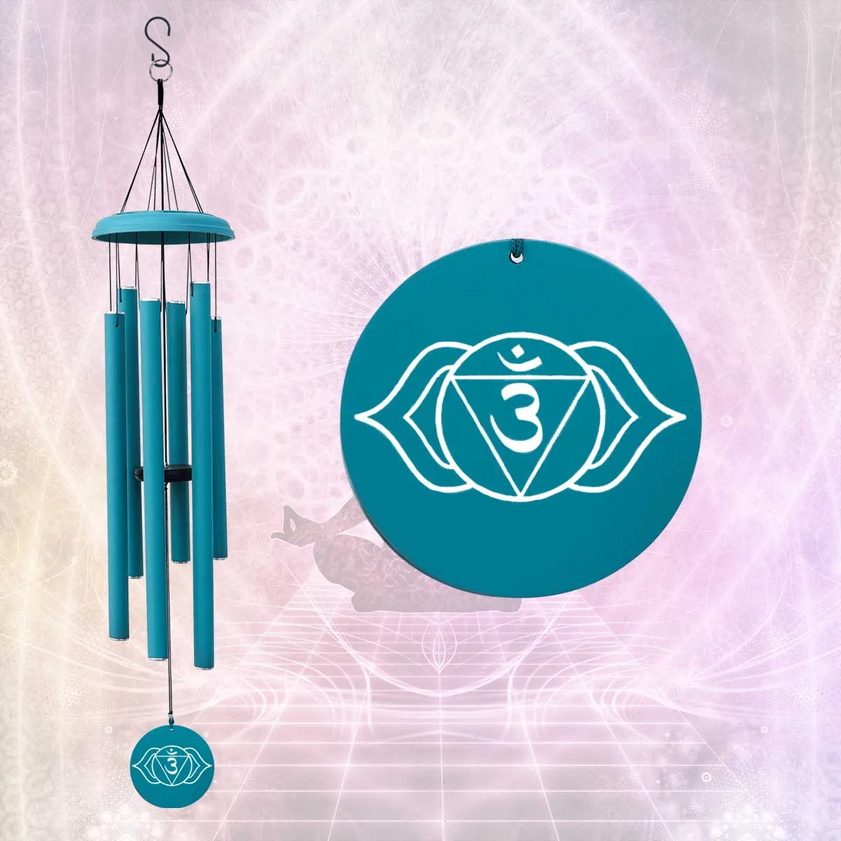 Ajna Chakra Yantra Wind Chime for Home WCP01