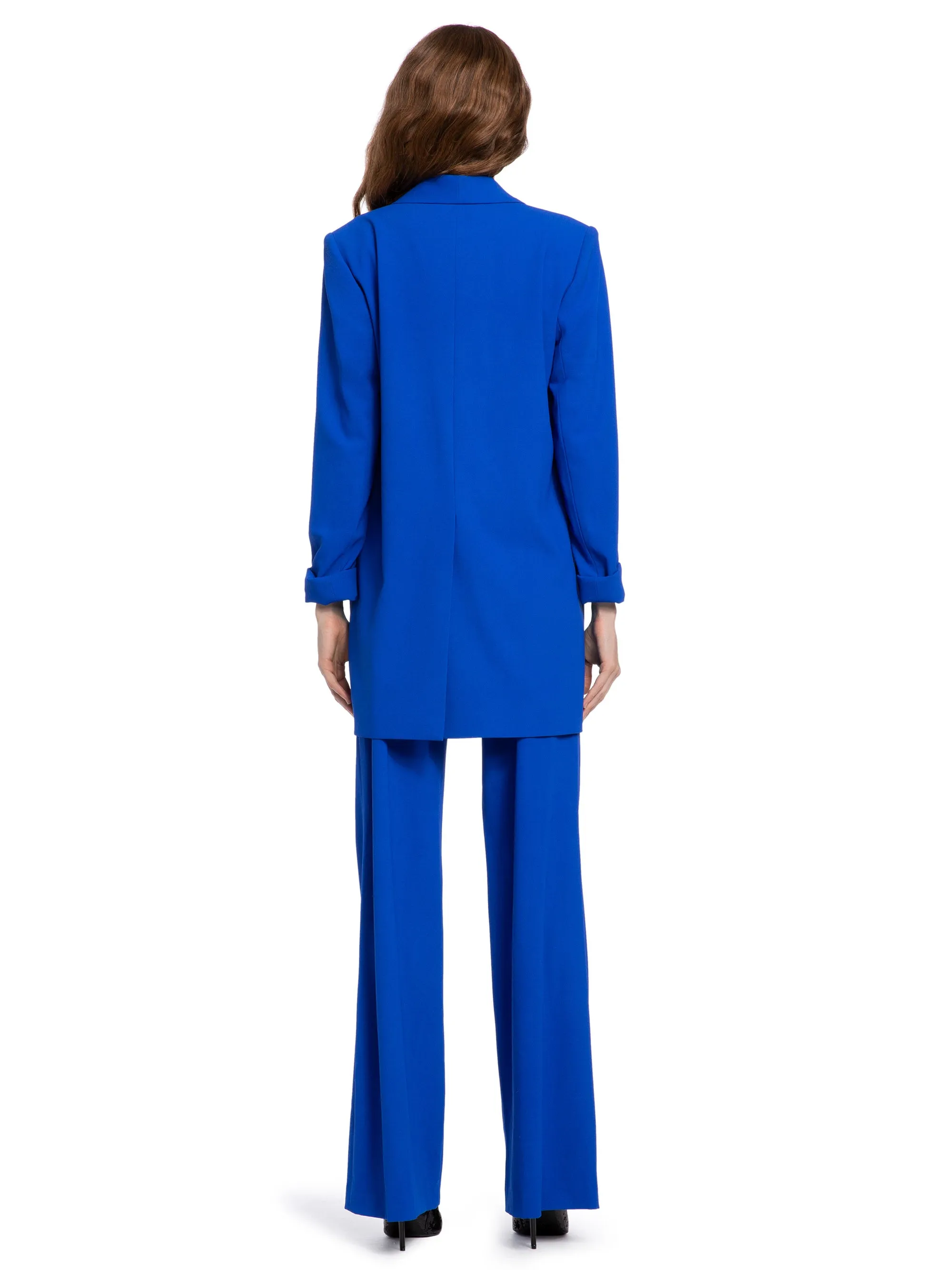 ALICE   OLIVIA - Jace Shawl Collar Overeszd Blazer Cobalt