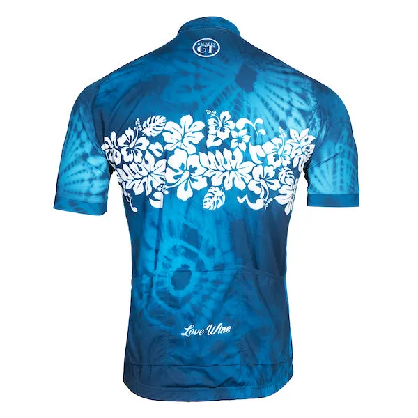Aloha  Blue MTB all-lycra jersey