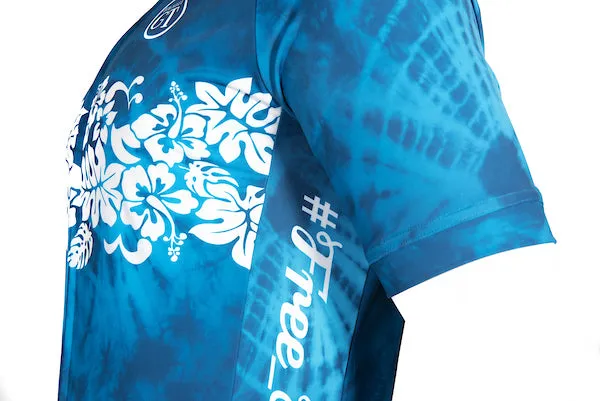 Aloha  Blue MTB all-lycra jersey