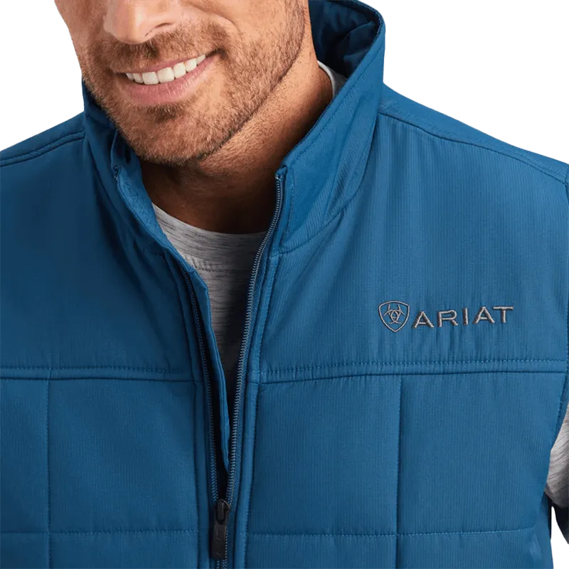 Ariat Men's Crius Concealed Carry Majolica Blue Vest