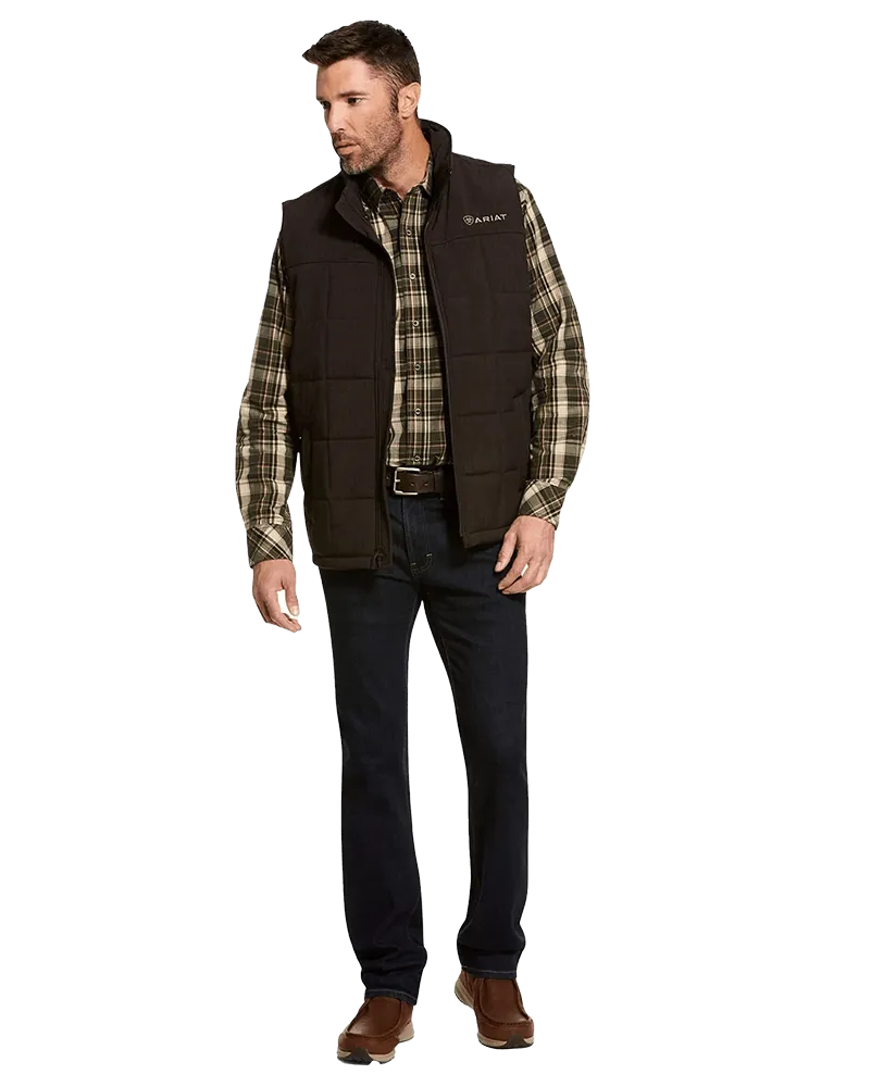 Ariat Men's Crius Espresso Concealed Carry Vest