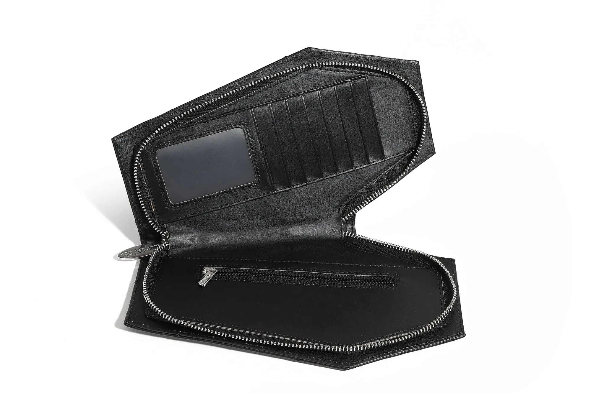 Black Matte Coffin Wallet