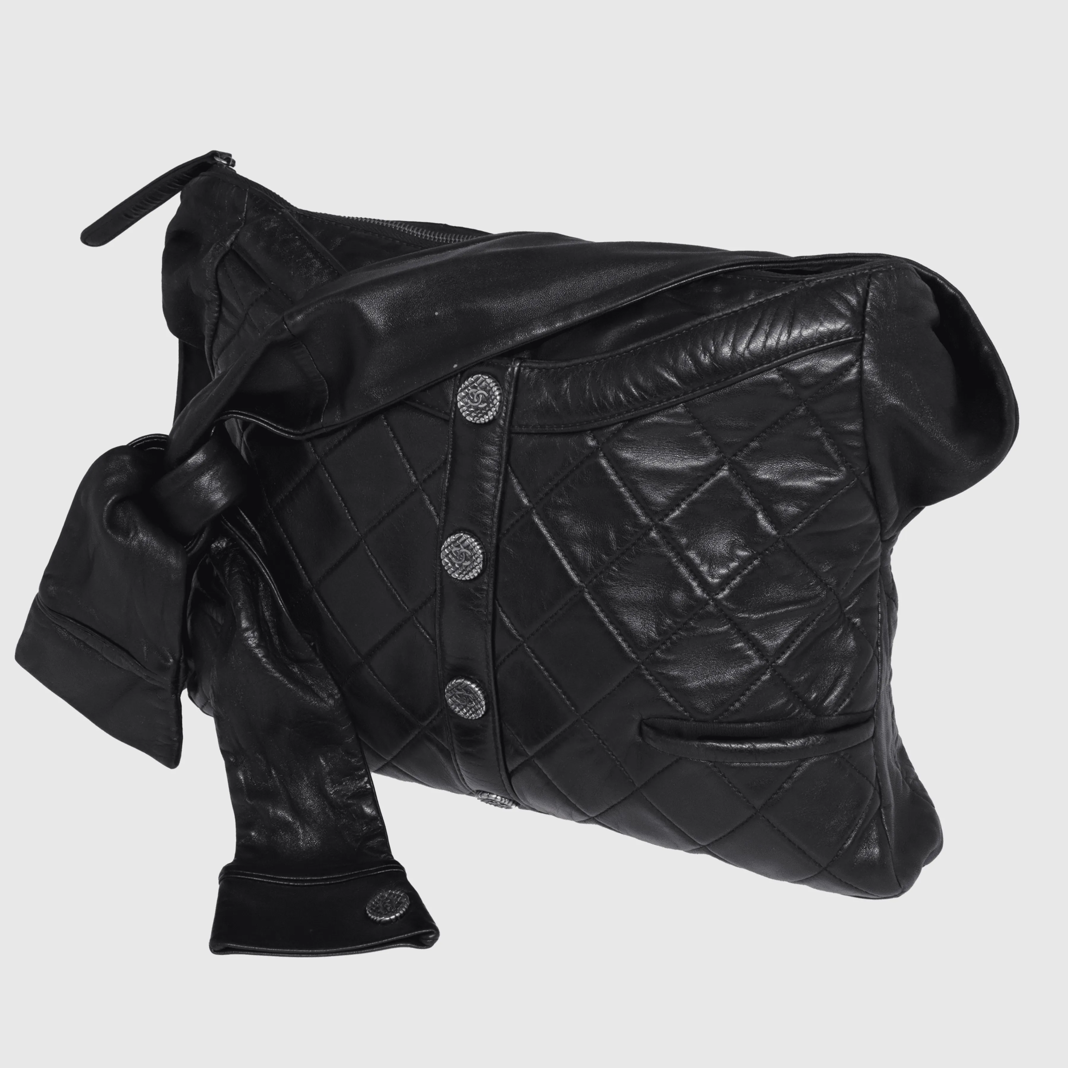 Black Quilted Girl Chanel Bag