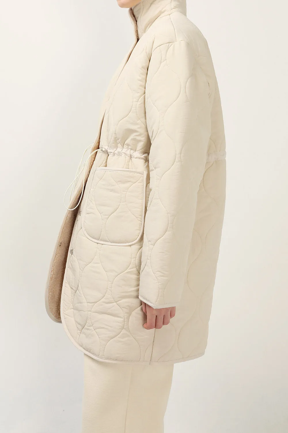 Blair Quilted Borg Coat