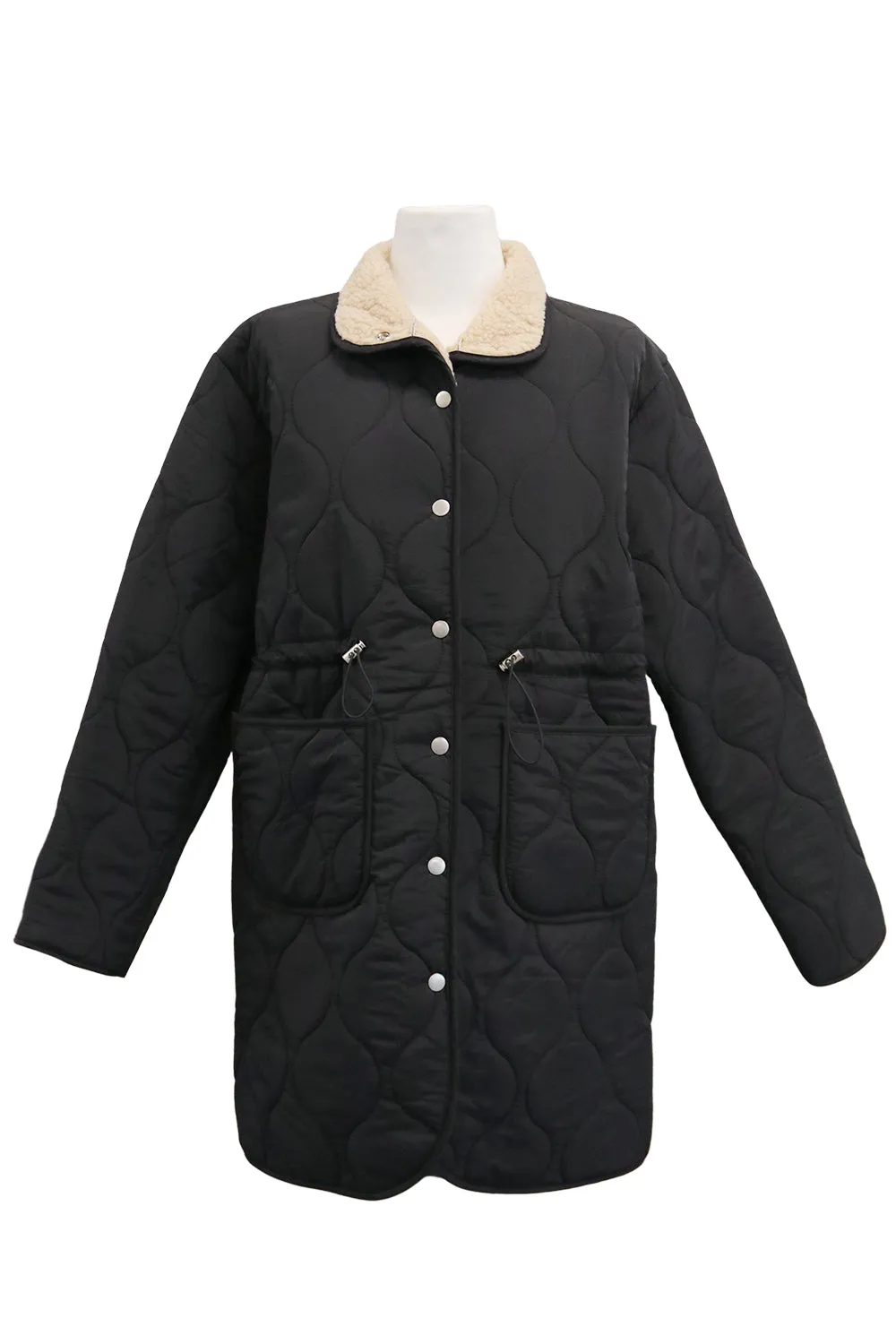 Blair Quilted Borg Coat