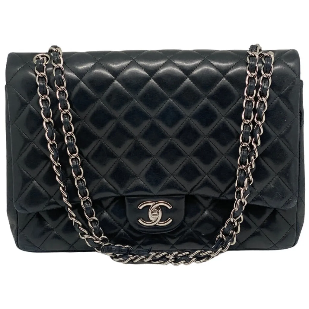 Chanel Lambskin Quilted Maxi Flap Bag