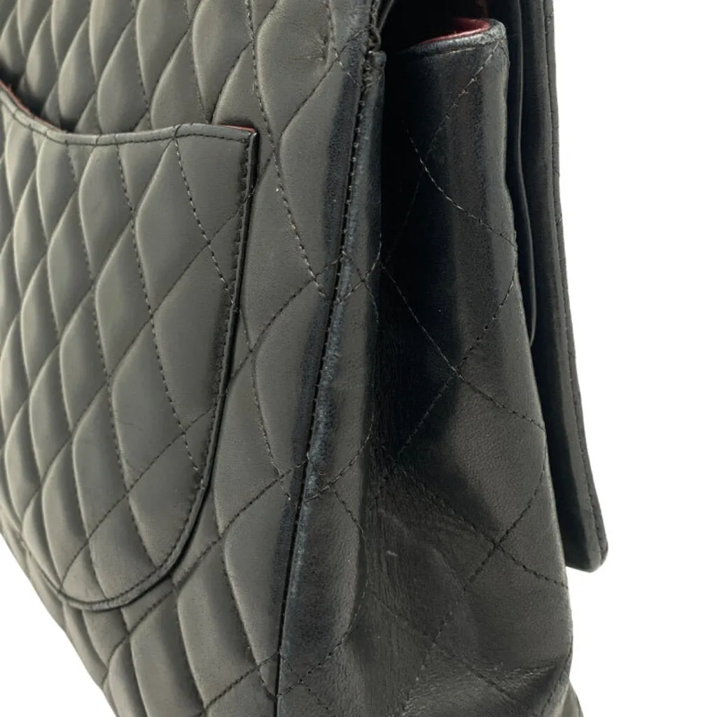 Chanel Lambskin Quilted Maxi Flap Bag