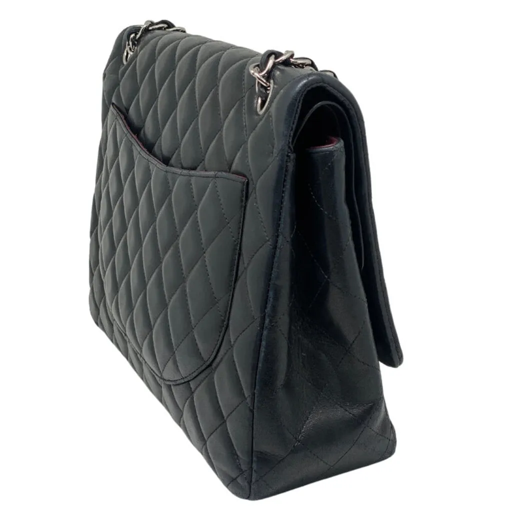 Chanel Lambskin Quilted Maxi Flap Bag