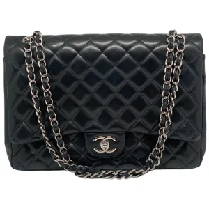 Chanel Lambskin Quilted Maxi Flap Bag