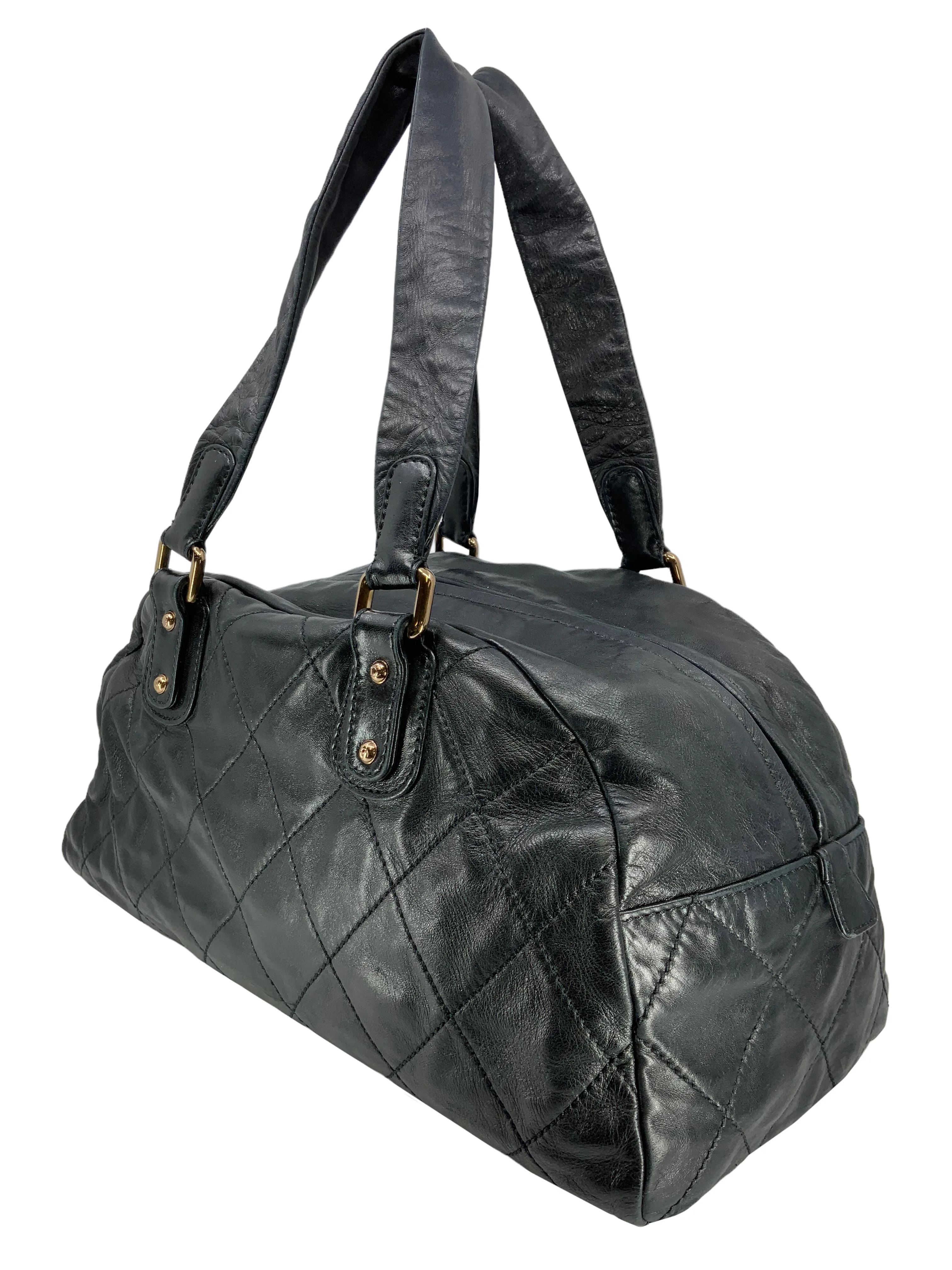 CL Quilted Lambskin Cloudy Bundle Bowler Bag