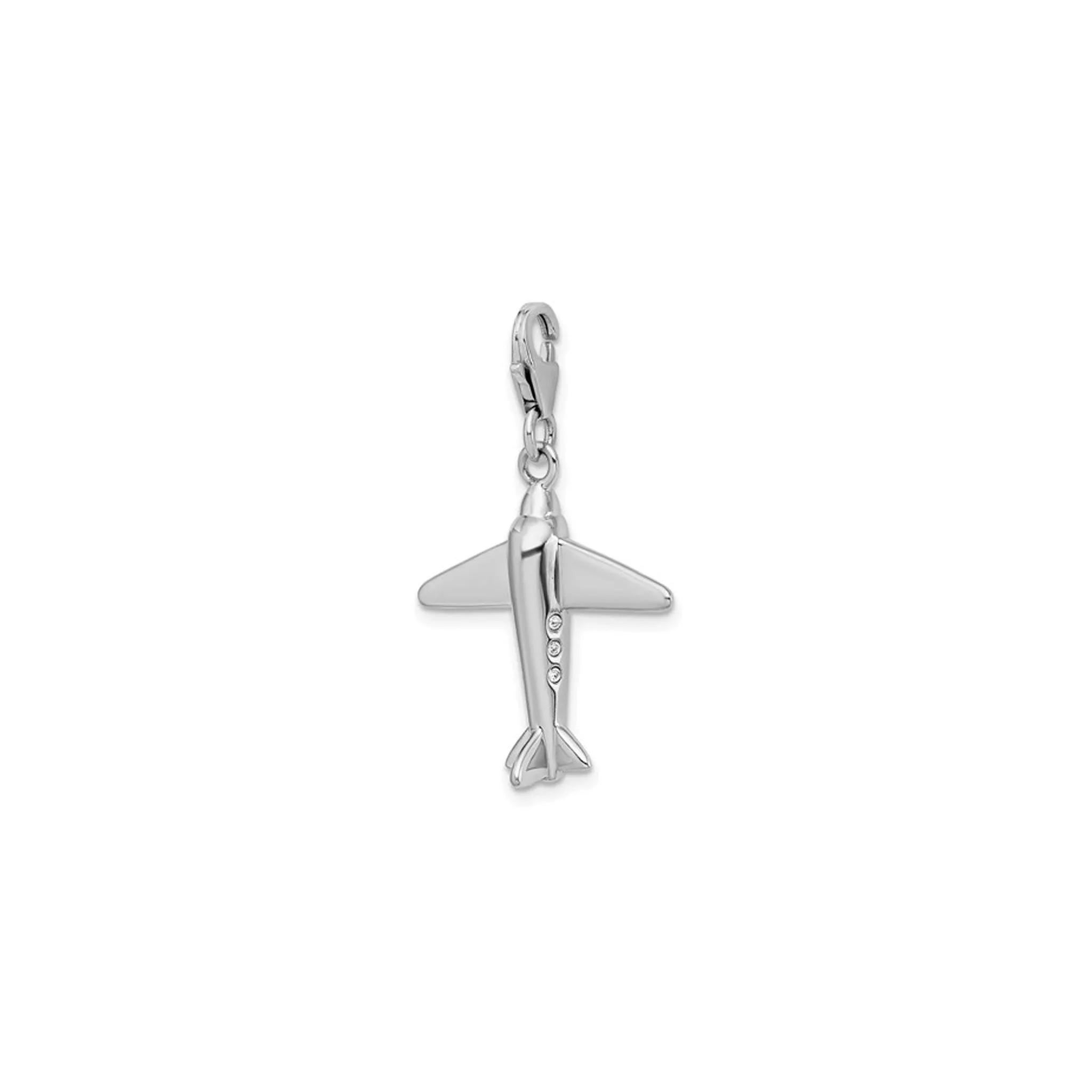 Classic Airplane Charm (Silver)
