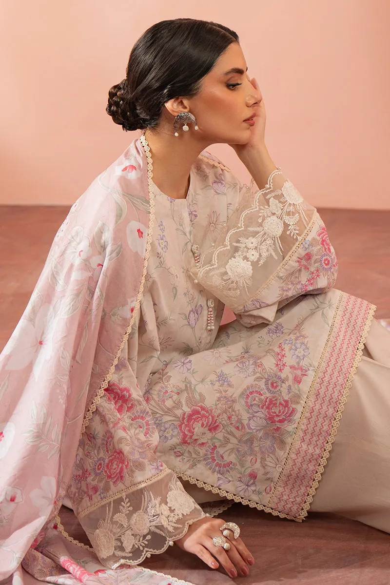 Cross Stitch Seher Cambric – Floral Gem-3 Piece Printed Suit