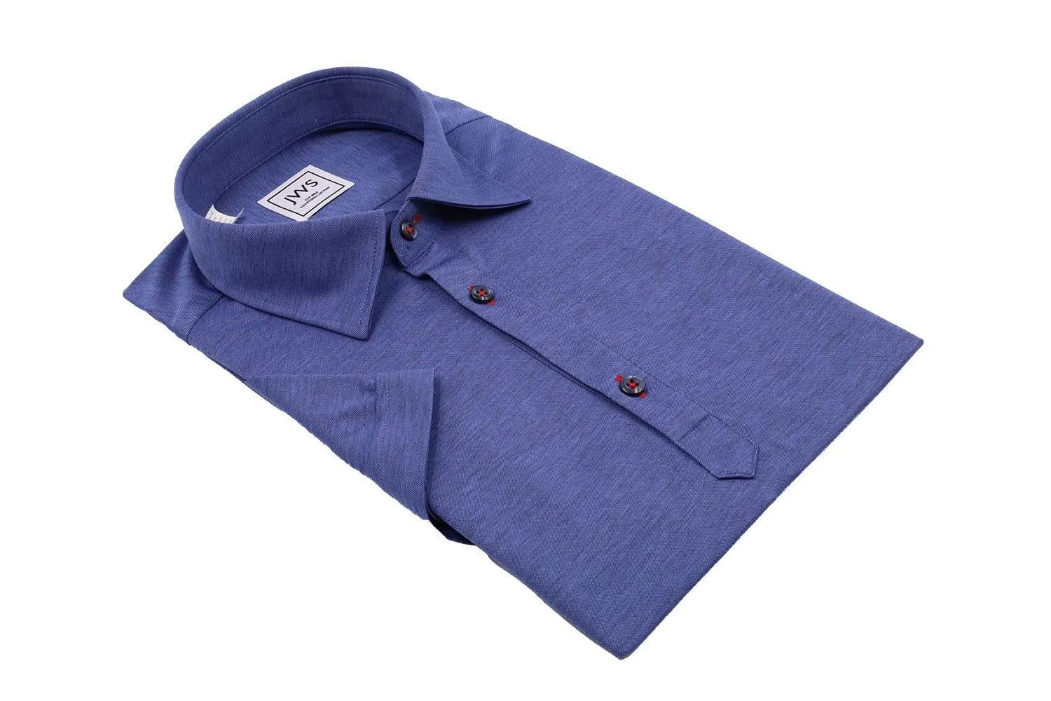 Dark Blue Fine Pique Polo Shirt