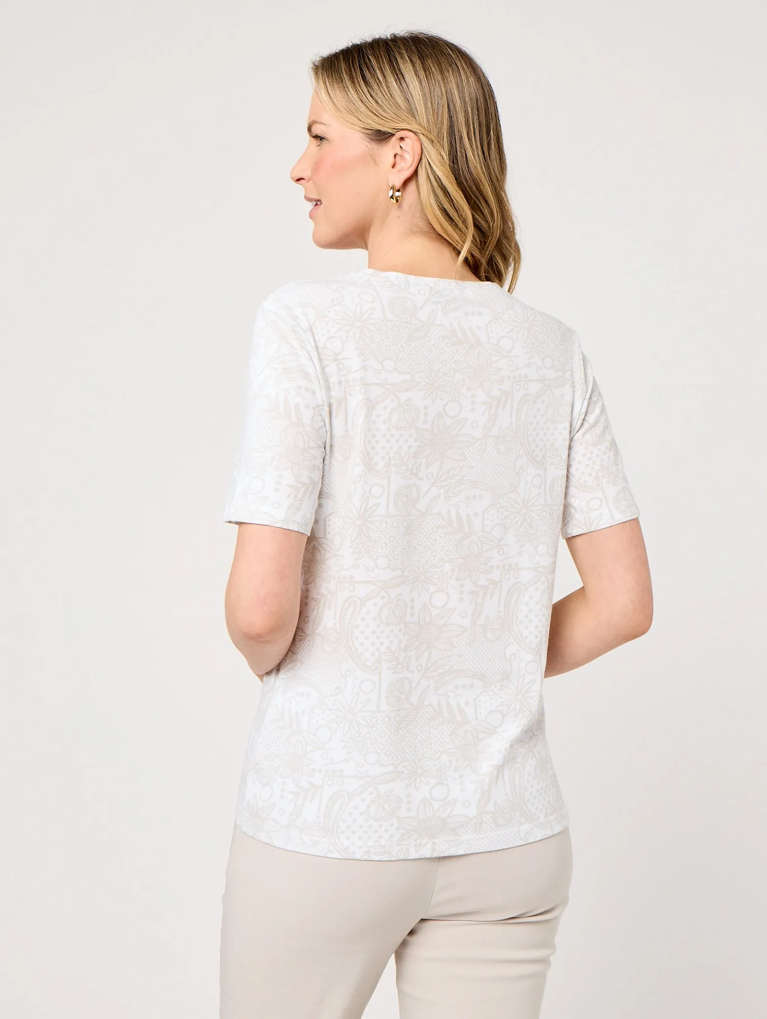 Delphi V Neck Top
