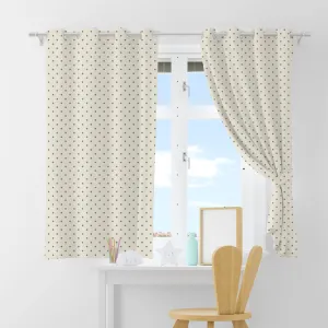 Draco Translucent Curtain (White) - Set Of Two