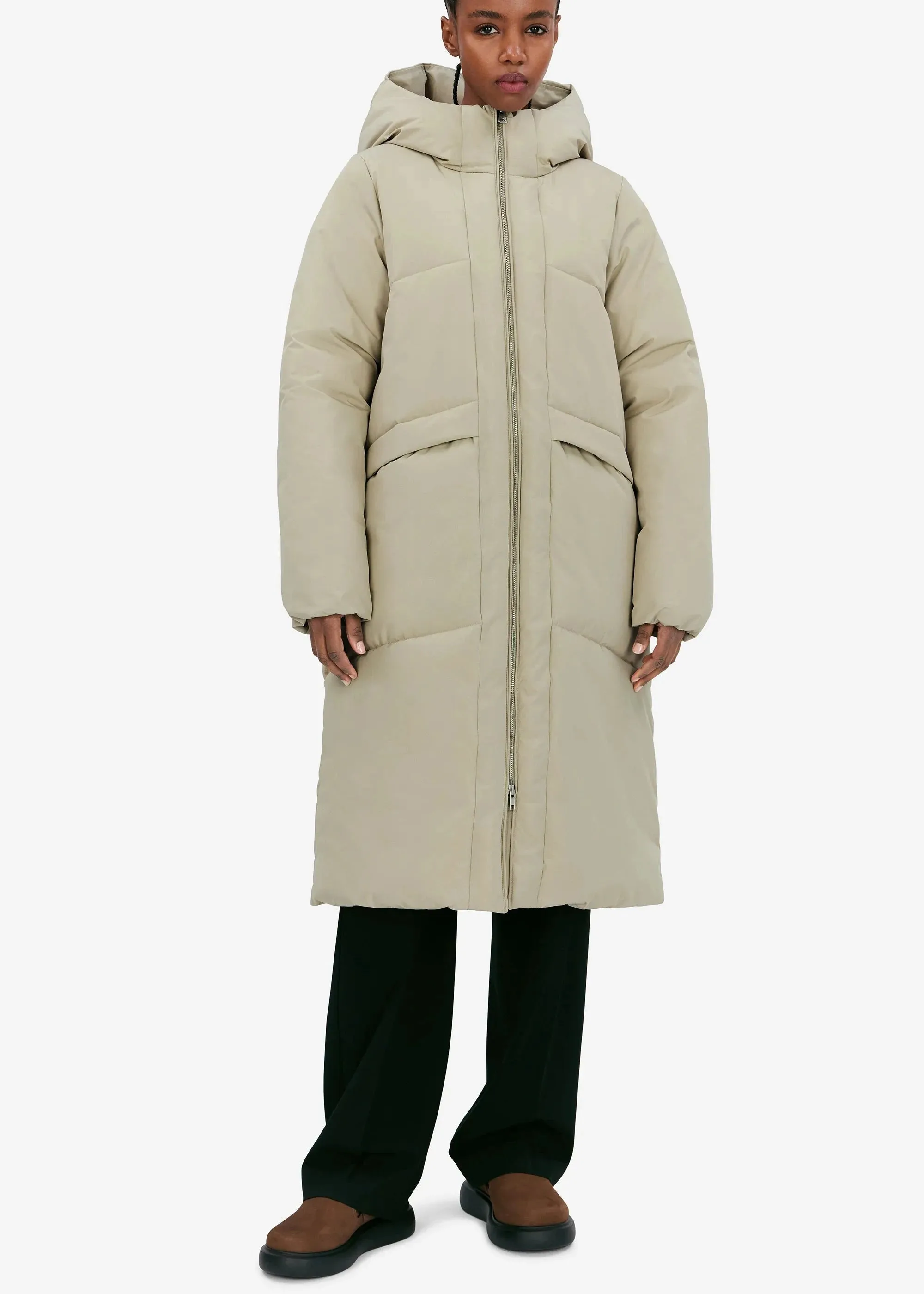 ELSIE HEAVY WINTER JACKET | SAND GREY