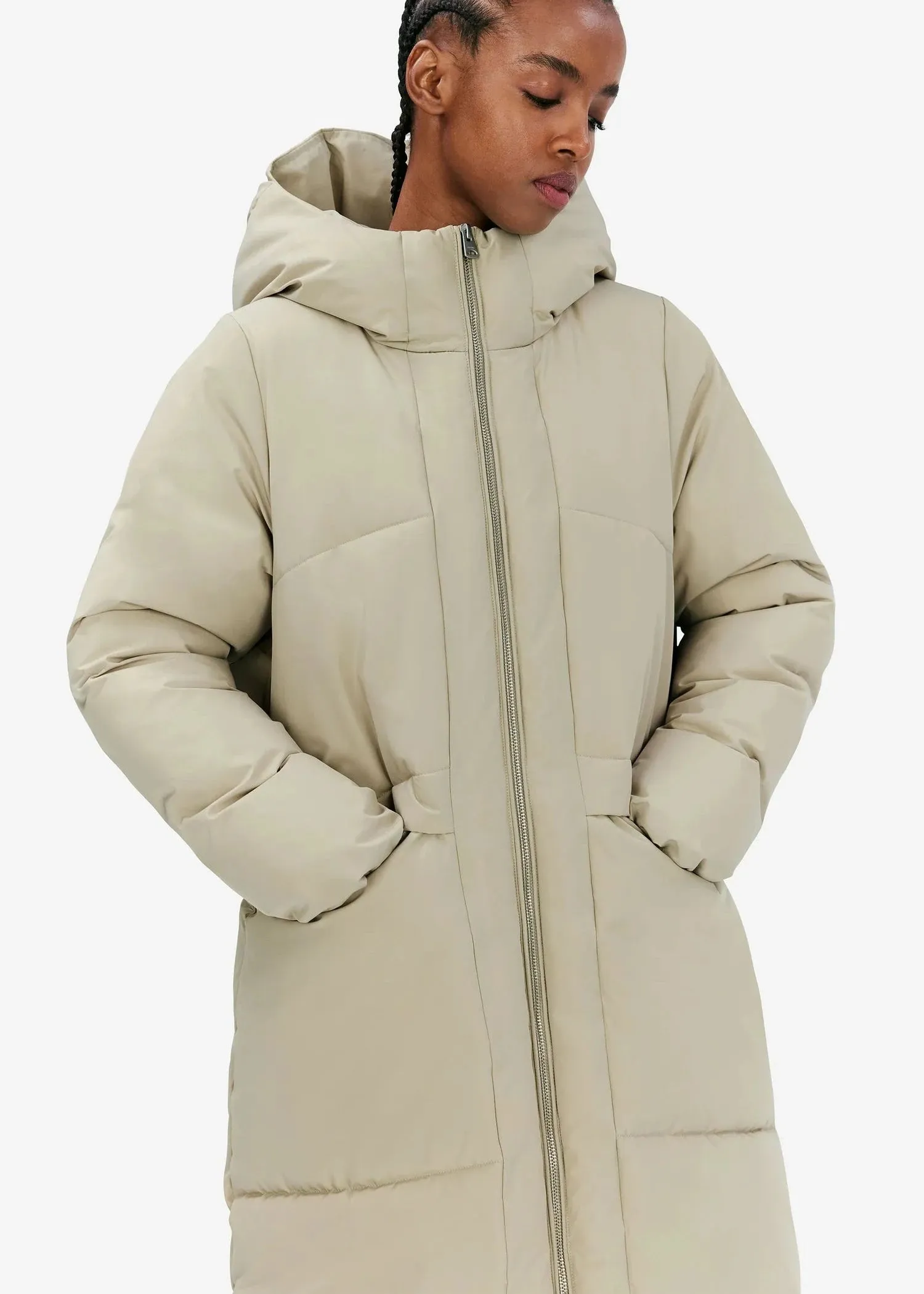 ELSIE HEAVY WINTER JACKET | SAND GREY