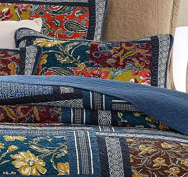 English Charm Coverlet Set Range Multi