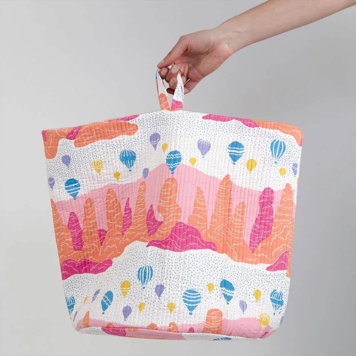 Fairy Chimney Quilted Storage Basket