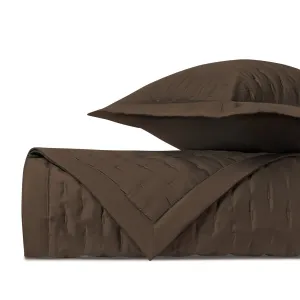 Fil Coupe Quilted Chocolate by Home Treasures