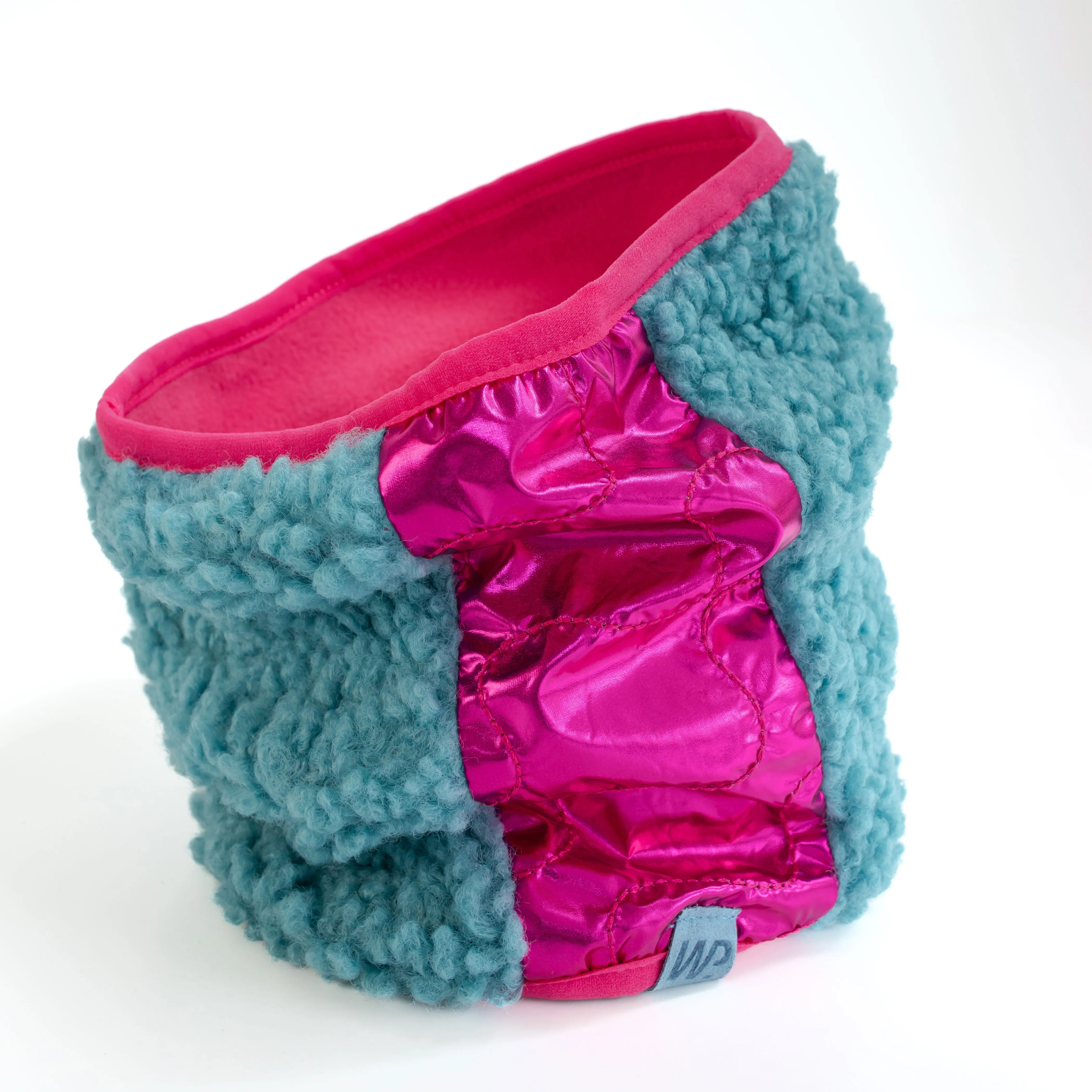 Girl's Pagoda Blue Sherpa Neck Warmer