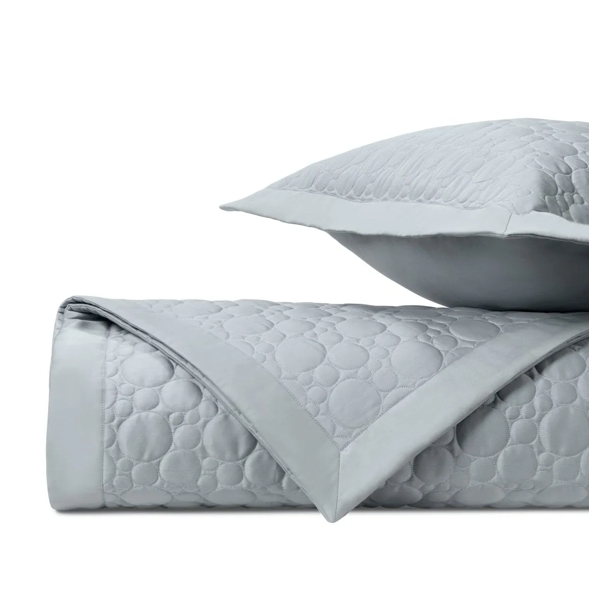 Globe Quilted Blue Gray by Home Treasures