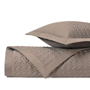Houndstooth Quilted Mist Gray by Home Treasures