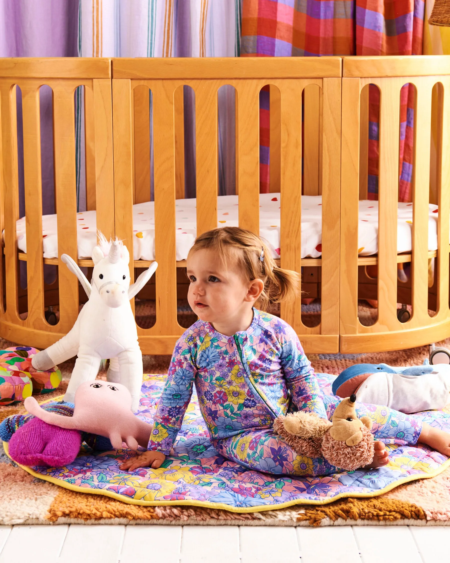Kip & Co Bunch Of Fun Quilted Baby Play Mat