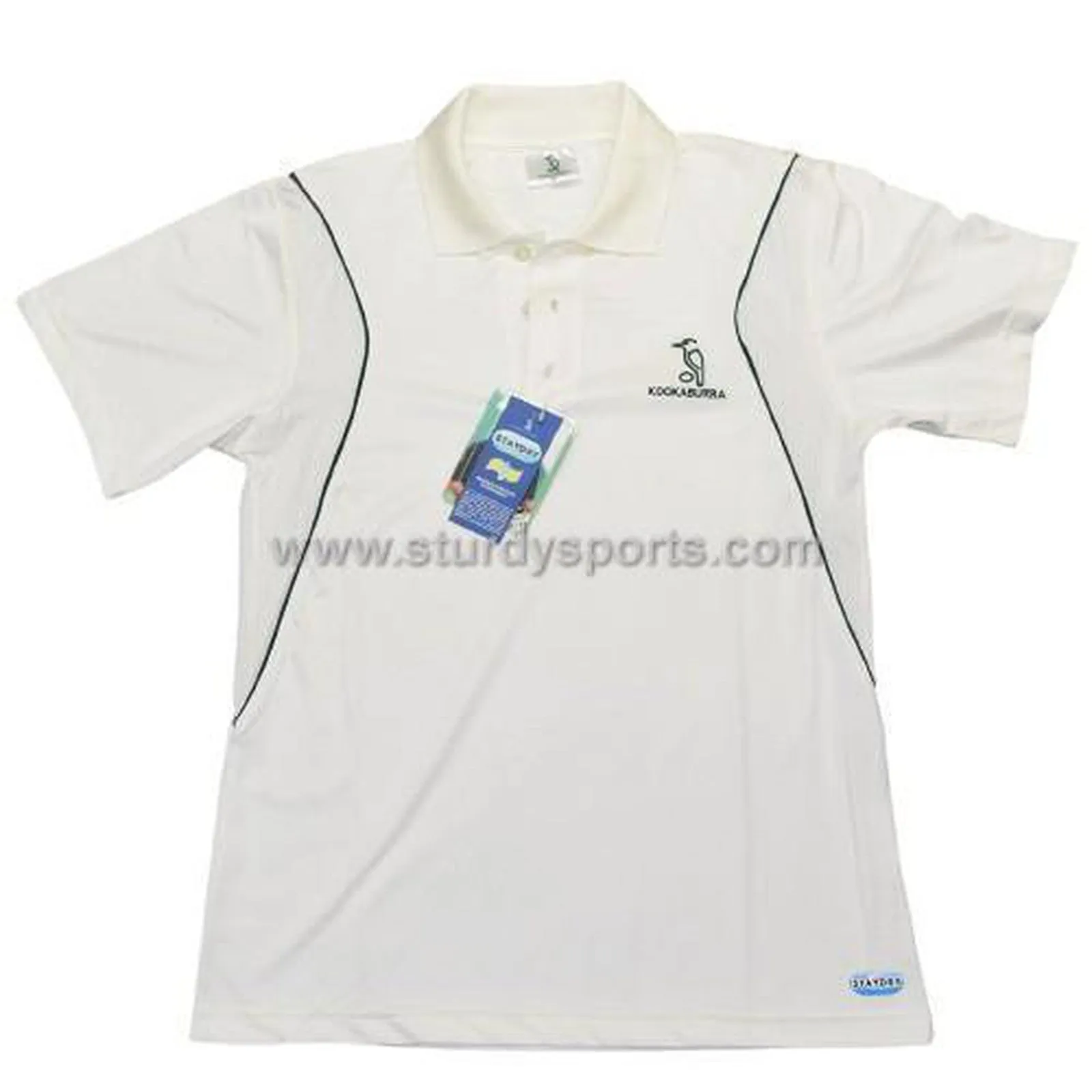 Kookaburra Cream Short Sleeve Shirt (Mens)