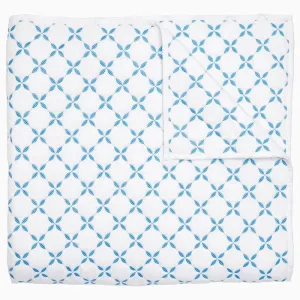 Layla Azure Blue Coverlets by John Robshaw