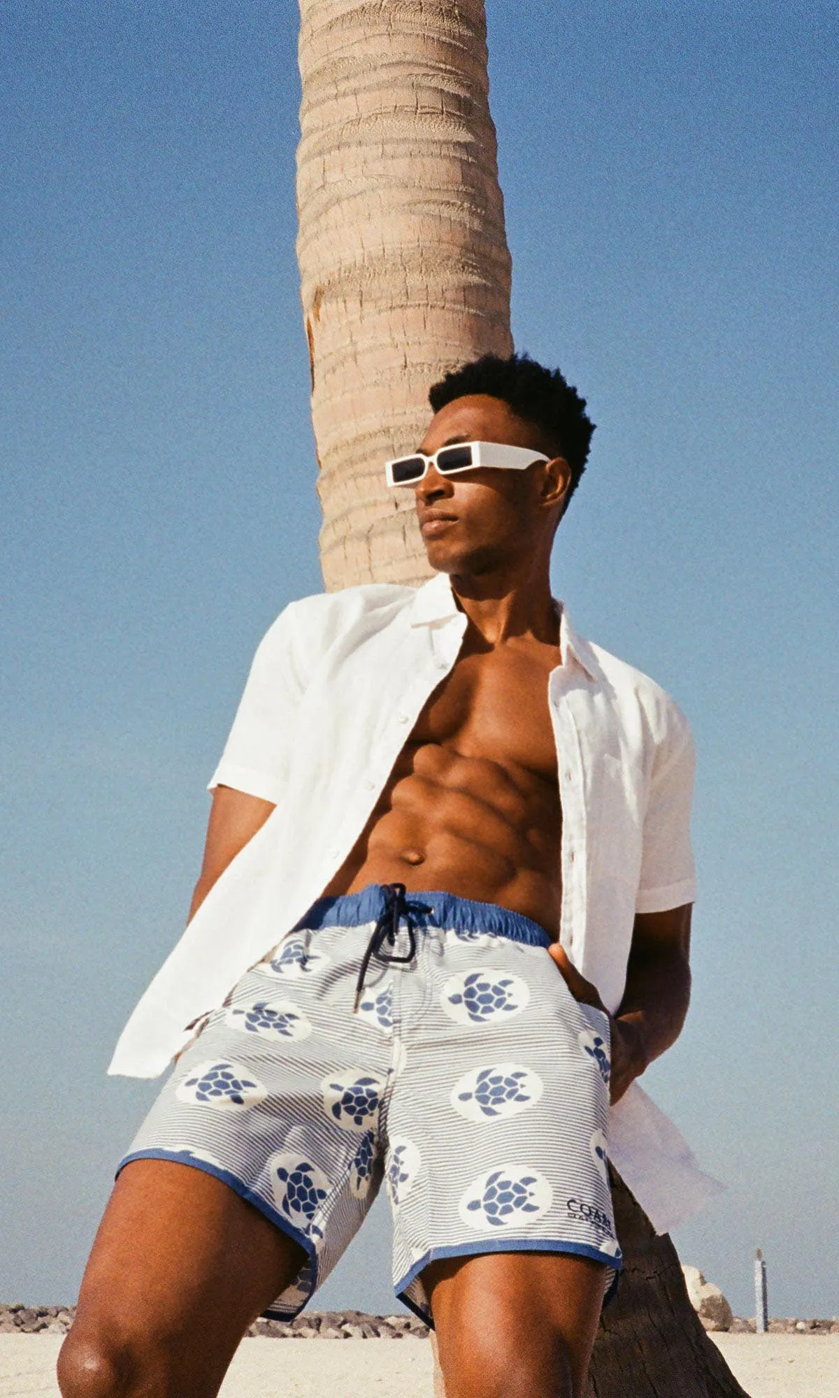 Linen Shirt Short Sleeve White