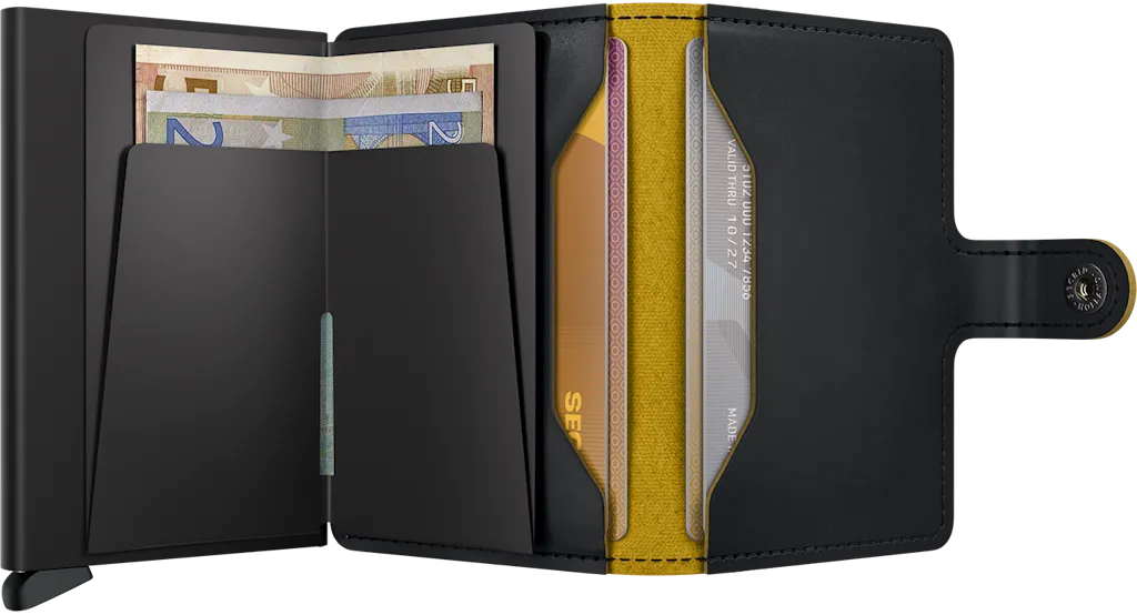 Mini Wallet | Matte Black Ochre