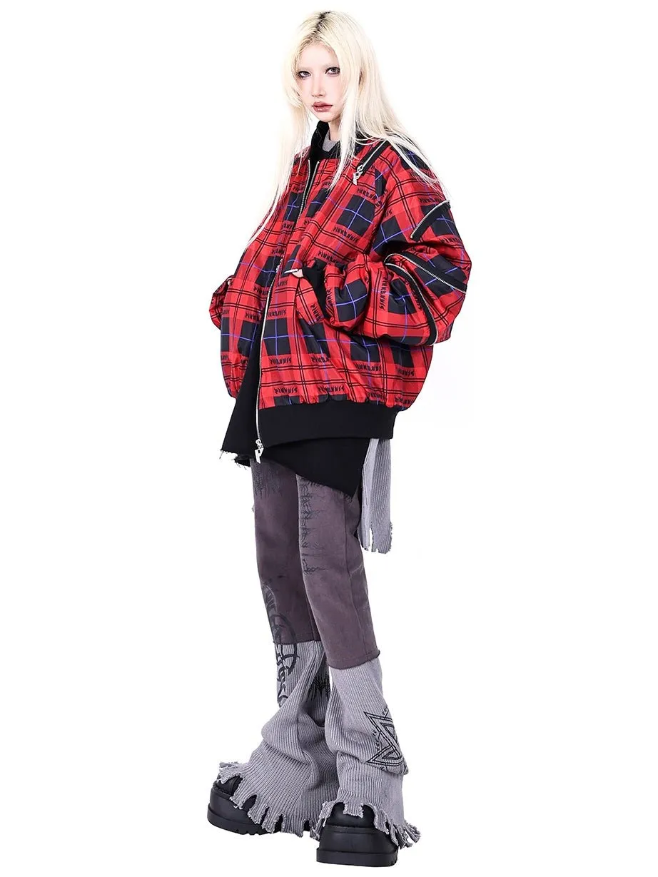 Multi-zip Stitching Quilted Jacket【s0000000361】
