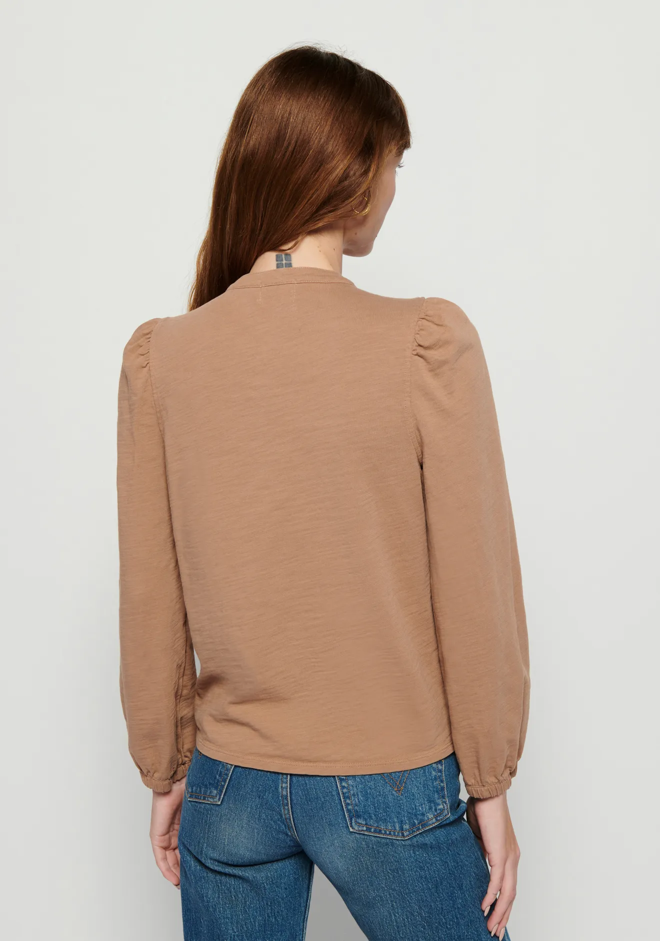 Nation LTD - Luanne Yoked Snap Tee in Dubai