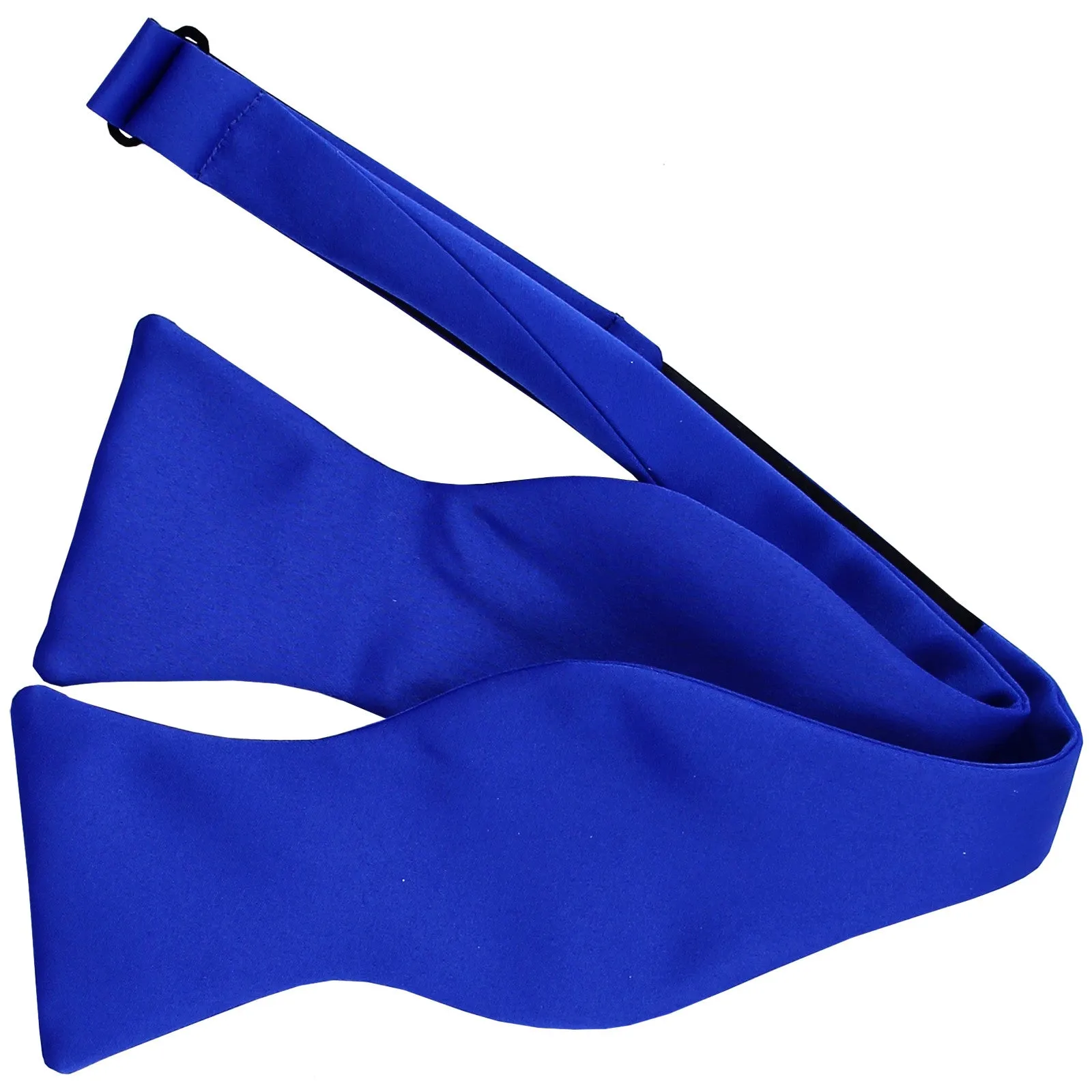 New Men's 100% Polyester Solid Formal Self-tied Bow Tie Only