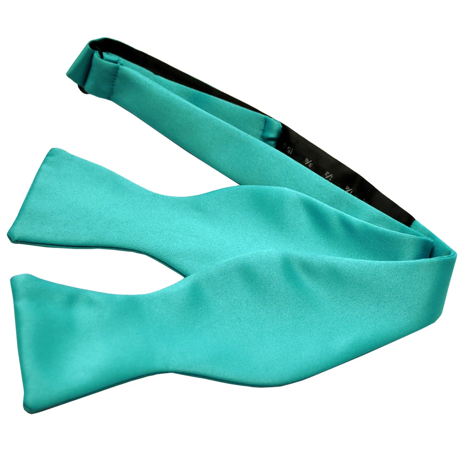 New Men's 100% Polyester Solid Formal Self-tied Bow Tie Only