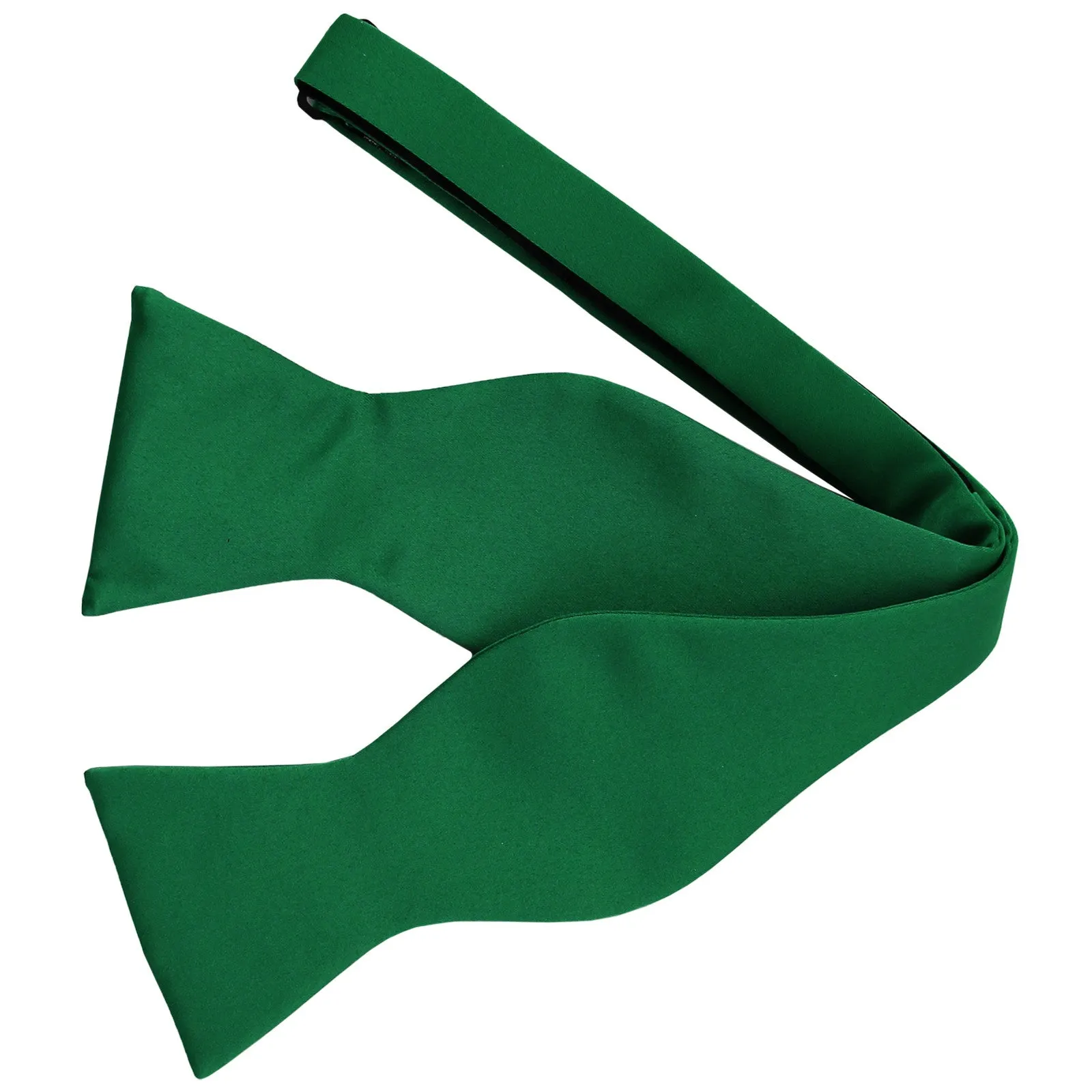 New Men's 100% Polyester Solid Formal Self-tied Bow Tie Only
