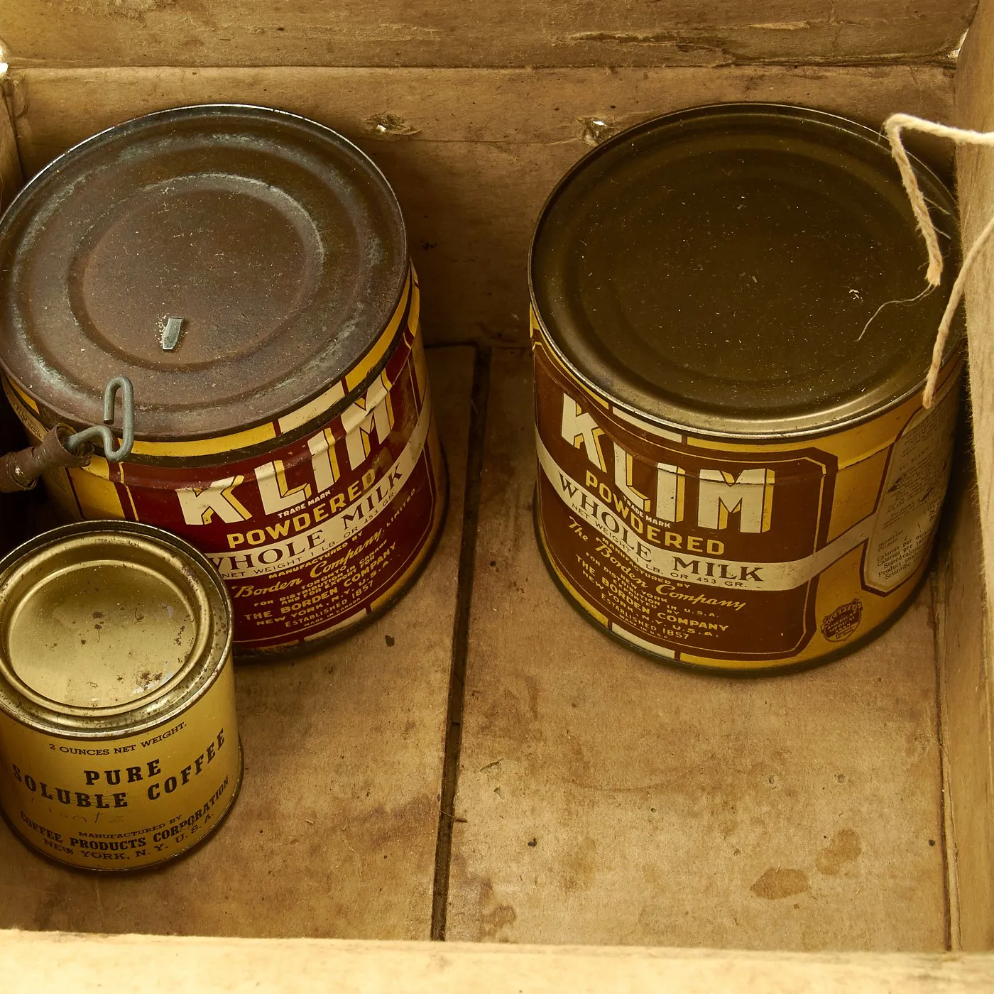 Original U.S. WWII American Red Cross Prisoner of War Food Package No. 10